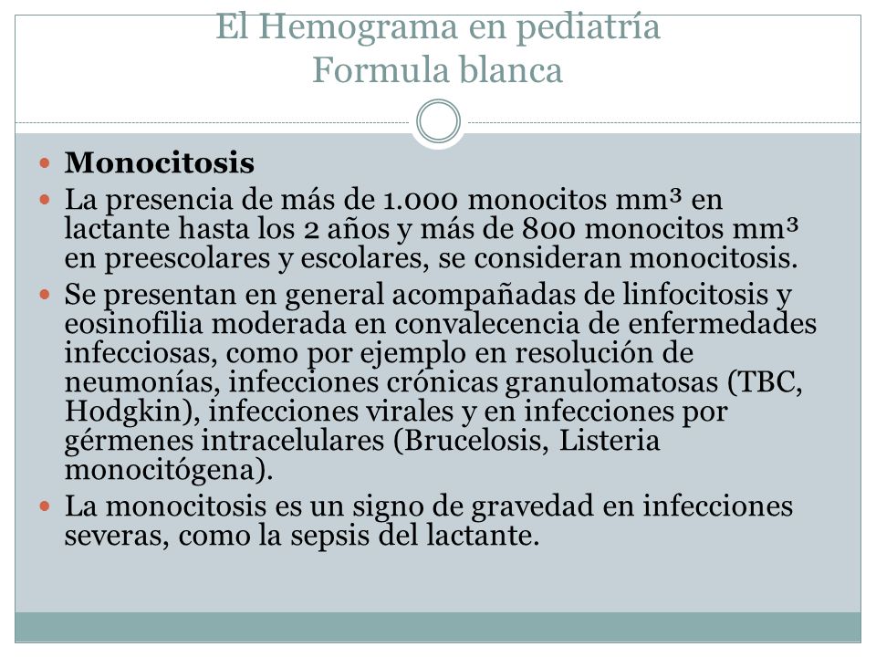 causas de monocitosis
